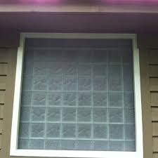Vinyl Framed Glass Block Windows