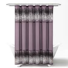 Shimmer Sequins Shower Curtain Purple