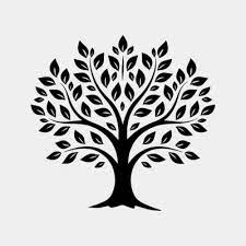 Tree Stencil Vector Art Icons And