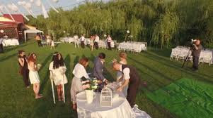 Drone Wedding Stock Footage