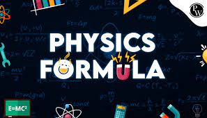 List Of Chapter Wise Physics Formulas