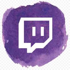 Twitch Purple Aesthetic Watercolor Icon