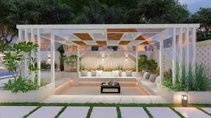 Tropical Theme Terrace Garden Design