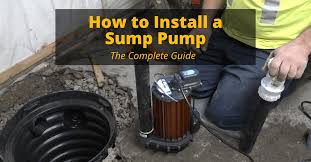 How To Install A Sump Pump The