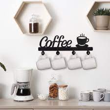 Coffee Bar Decor Sign Coffee Mug Holder