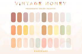 Vintage Honey Procreate Color Palette