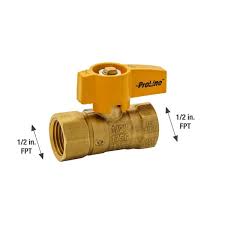 Brass Fpt 2 Piece Gas Valve 110 223hn