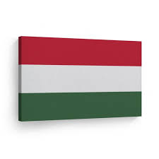Hungary Flag Canvas Or Metal Wall Art