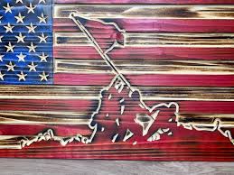 Wooden American Flag Wood Usa Flag