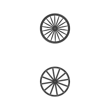 West Wild Style Wagon Wooden Wheel Icon
