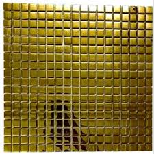 Golden Glass Mosaic Highlighter Tiles