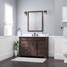 Single Sink Barn Door Bathroom Vanity