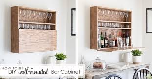 Diy Wall Mounted Bar Cabinet