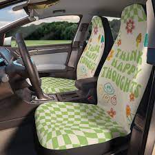 Good Vibes Boho Car Seat Covers Set Of