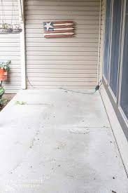 Paint And Stencil A Concrete Porch