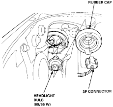 replace headlamp on 1996 acura tl