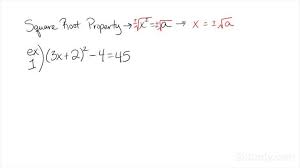 Solving The Quadratic Equation Ax B