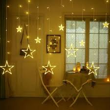 Star Light Curtain With 8 Flashing