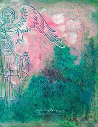 Divine Messenger Mixed Media Painting