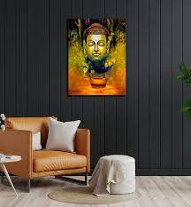 Beautiful Gautam Buddha Wall Painting