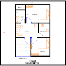 20x30 House Plan 600 Sqft