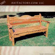 Hand Carved Solid Wood Bench An H J