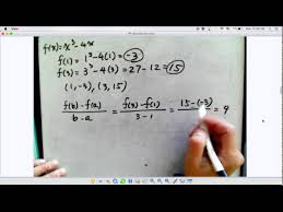 Equation Of A Secant Between Two Points