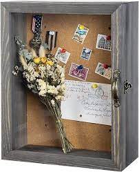 Vintage Gray Wood Shadow Box Frame