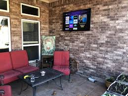 How To Mount A Tv Outside On Siding