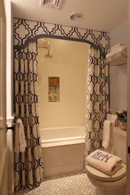 Double Shower Curtains Transitional