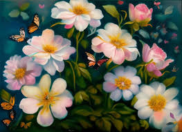 Flower Painting Images Free