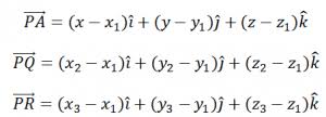 Equation Of A Plane Passing Through