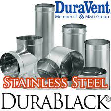 6 Durablack Stainless Steel Stove Pipe