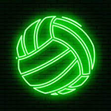 Sign Of A Volleyball Ball Neon Sign