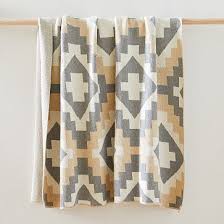 Happy Habitat Recycled Cotton Throw Kilim West Elm