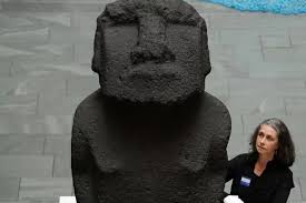 Unique Easter Island Statue On Show At