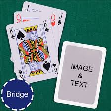 custom bridge size playing cards for