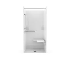 37 Acrylx Alcove Center Drain One Piece