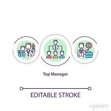 Manager Concept Icon Responsibility
