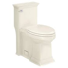 Single Flush Elongated Toilet In Linen