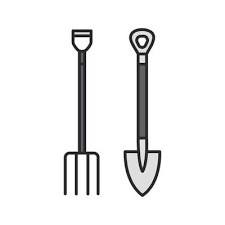 Agriculture Tools Vector Art Icons
