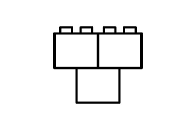 Lego Line Icon Design Vector Graphic By