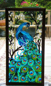 Peacock Glass Painting At Best In