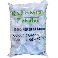 Kashmiri Natural Green 50 70 Mm 20 Kg