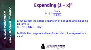 Binomial Expansion With Negative And