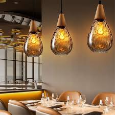 Kitchen Lamp Glass Pendant Light Bar