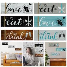 Wooden Wall Art Signs Rustic Wooden