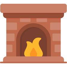 Fireplace Generic Color Fill Icon