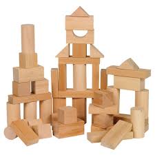 Small Wooden Blocks Assorted Shapes
