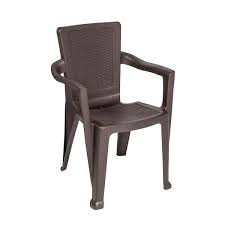 Inval Infinity 4 Piece Outdoor Dining Chair Set In Espresso